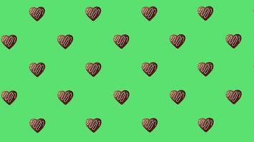 Animated Loop Background with Chocolate Candies video