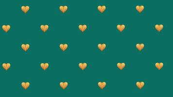 Valentines Day Animated Loop Background with Hearts video