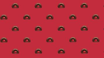 Animated Loop Background with Chocolate Candies video