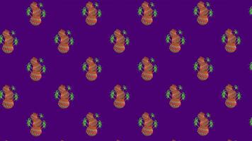 Animated Loop Pattern Festival Pongal video
