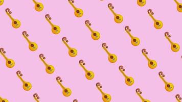 Vasant Panchami Animated Loop Background with Veena video