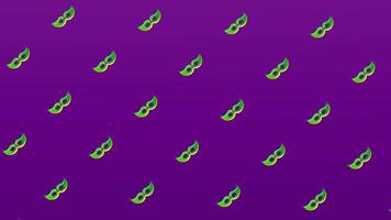 Mardi Gras Animated Loop Background with Mask video
