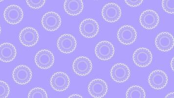 animado ciclo fundo com mandalas video