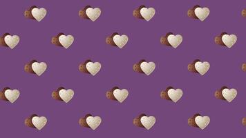 Animated Loop Background with Chocolate Candies video