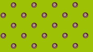 Animated Loop Background with Chocolate Candies video