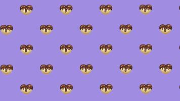Animated Loop Background with Chocolate Candies video