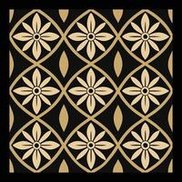 Vintage seamless pattern in retro style. Geometric background. vector