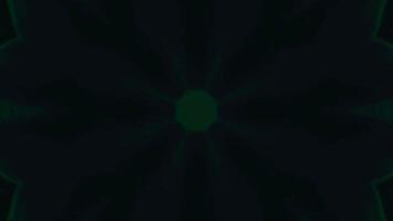 A black and green abstract background with a circular design video