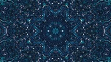 Blue and black abstract pattern video