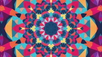 Colorful abstract pattern with a circular design video