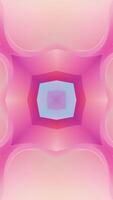 Abstract pink and blue background with a square shape video