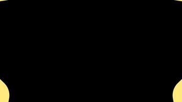 Yellow star shape transition motion graphic with alpha channel. Stars echo transition animated on transparent background. Starry, wave, cream, gold, gradient, golden. video