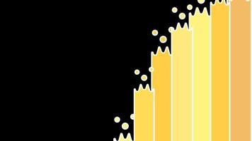Yellow star transition motion graphic with alpha channel. Colorful vertical lines transition animated on transparent background. Shooting star, meteor, wave, stripe. video