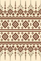 Vintage Geometric Abstract ethnic pattern art. vector