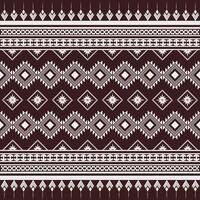 Native fabric geometric abstract Ethnic pattern. vector