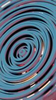 Abstract Concentric Circular Pattern with Reflective Metallic Surface video