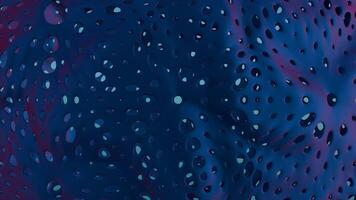 Abstract Wavy Perforated Surface with Soft Pink and Blue Gradient video