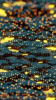Futuristic Hexagonal Network with Glowing Nodes and Digital Background video