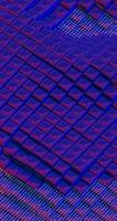 Abstract 3D Render of Neon Blue and Pink Cubes - Geometric Pattern video