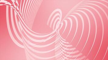 Red color 3d swirl pattern complex design 3d abstract geometrical background video