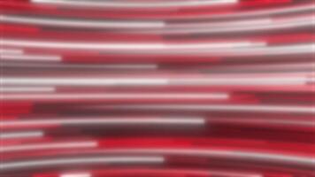 Red color 3d rotating neon lines futuristic design geometrical background video