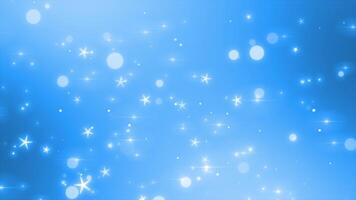 Royal blue color shiny glowing multiple elements slowly moving upward direction modern design glitter geometrical background video