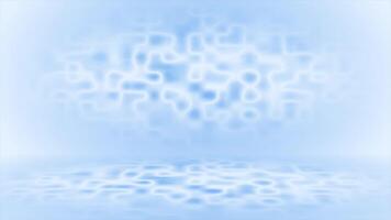 Royal blue color abstract pattern 3D space complex design futuristic background video