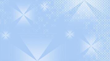 Royal blue color light reflection optical flair with complex mesh pattern abstract background video