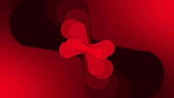 Red color multiple shades gradient palette modern design loop able gradient background video