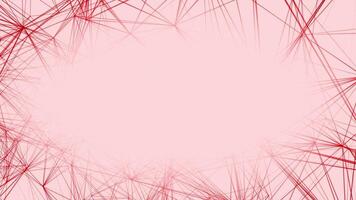 Red color simple web like structure mesh pattern with blank space plexus design loop able geometrical background for presentation video