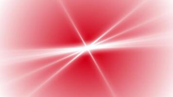 Red color randomly rotating glowing optical flair light rays modern design loop able futuristic background video