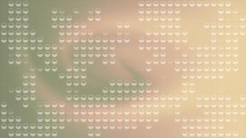 white color fading semi circle shapes on dual tone loop able gradient background video