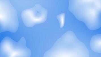 Royal blue color wiggling gradient abstract pattern modern design gradient background video