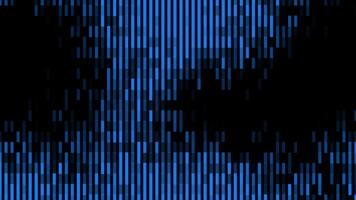 Royal blue color rectangular shapes complex design abstract pattern black geometrical background video