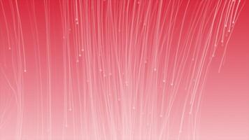 red color simple and classy falling star particles modern design astro background video