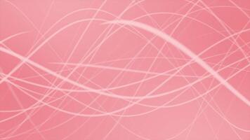 red color abstract flowing waves futuristic design technology background video