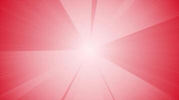 Red color randomly rotating glowing optical flair light rays modern design loop able futuristic background video