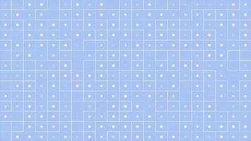 Royal blue color square box and circular dots appearing and disappearing modern design loop able geometrical background video