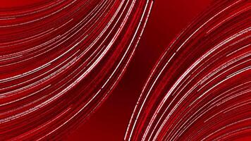 red color neon laser rays moving in opposite direction modern design geometrical background video