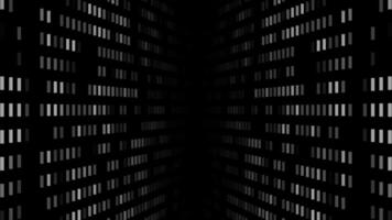white color small rectangular sci-fi elements appearing and disappearing with blank space modern design futuristic background video