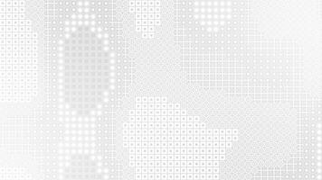 white color square shapes with various geometric shapes modern design geometrical background video