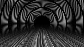 white color circular shape 3d tunnel hi-tech modern design futuristic background video