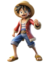 3D Artwork Luffy Gear 5 One Piece Character Design png