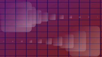 Grid with blending squares animation background video