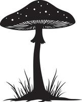 Mushroom isolated on white background vector