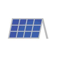 Solar panel, green power technology, ecology alternative energy vector