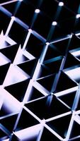 Exploring Geometric Patterns in Abstract Design That Highlights Unique Triangular Shapes. Design video