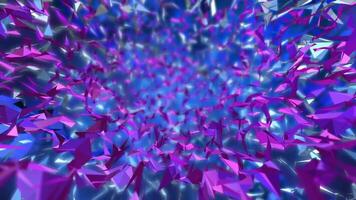 4k Polygon Web Animation Background video