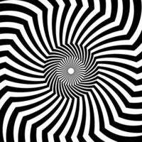 Psychedelic hypnosis swirl hypnotic spiral pattern vector