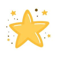 Cute Twinkle Little Star Shining Sparkling Best Top Reward in the Sky vector